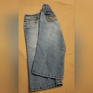 GLO jeans Women's Light Blue Jean Capris